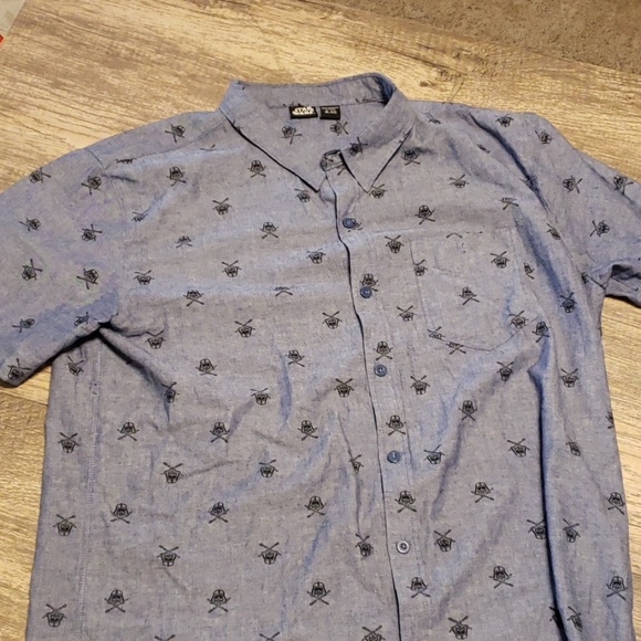 Star Wars Other - Blue Star Wars Button Up Sz XL. B2